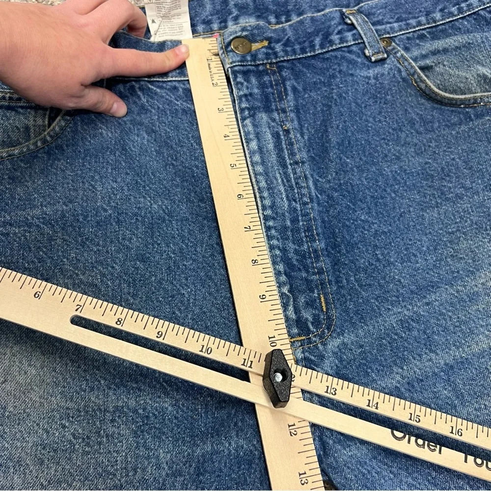 Vintage carhartt jeans‎ mens 40 x 34 relaxed fit denim workwear western cowboy - Picture 14 of 16